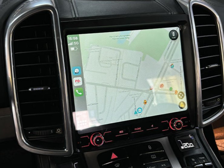 CarPlay android porsche cayenne