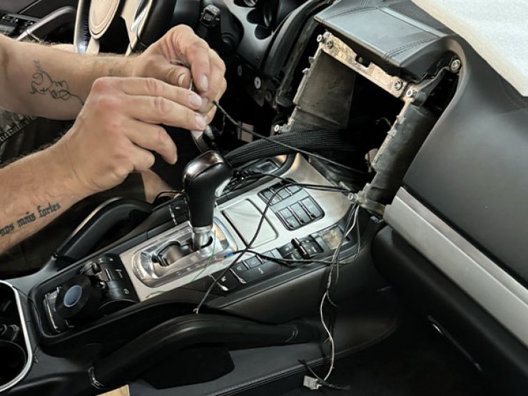 CarPlay android porsche cayenne