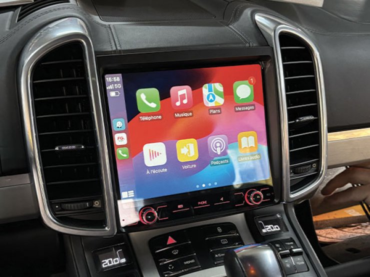 CarPlay android porsche cayenne